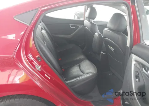 2015 Hyundai Elantra Limited z USA, uszkodzony, nr VIN KMHDH4AE6FU381619